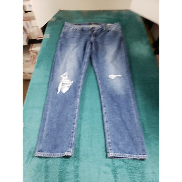 Lucky Brand Jeans Size 6 Womens Blue Stretch Pant Mid Rise Sienna Slim Boyfriend - Picture 1 of 15